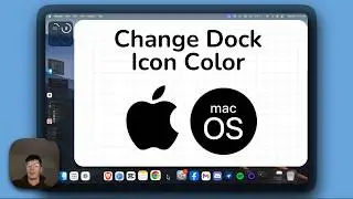 MacOS 26 | How to Change Dock Icon Color