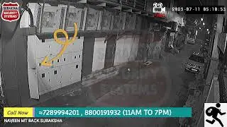213 CCTV Camera Chori/Theft Stopped By Suraksha Security Live Monitoring Team | Model Town, Delhi
