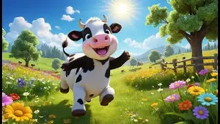 Baby Moo Moo Dancing | Fun Cow Song for Kids | Dance and Sing Along Nursery Rhyme