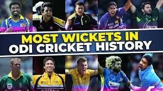 Top 10 Most Wickets in ODI Cricket History | Bowling Records | ODI Records