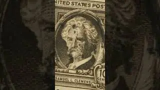 Samuel Clemens (Mark Twain) 1835-1910 used United States postage stamp