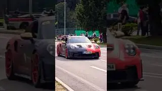 Perfect wrap on the 992 GT3 RS🔥👌#carspotting #automobile #richpeopleliving #billionaire #porsche