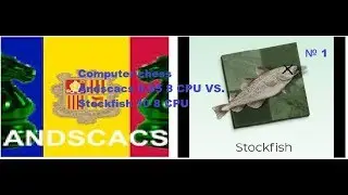 LIVE Computer chess  Andscacs 0.95 8 CPU VS. Stockfish 10 8 CPU 90 min. + 20 sec. № 1/20