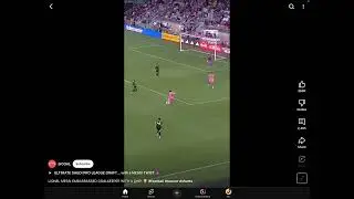 MESSI CHIPED THE GOALKEEPER SO BAD