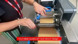 OKI Pro1050 Label Printer &ndash; Scratch Test Demo
