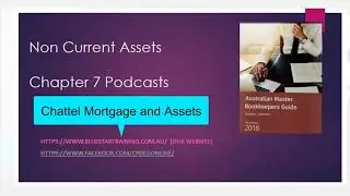 Chattel Mortgage Vs Cash (Accounting and Tax treatment)