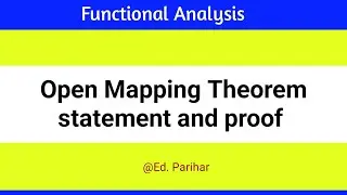 Open Mapping Theorem in Functional Analysis