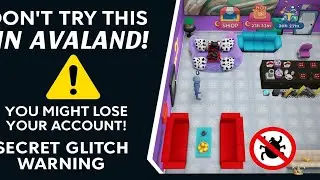 Don’t Try This in Avaland ⚠️ | You Might Lose Your Account! 😱 | Secret Glitch Warning 🚫