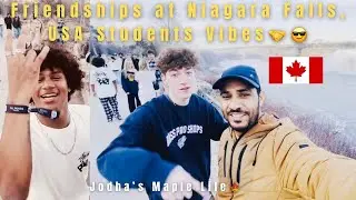 Unexpected Friendship at Niagara Falls 🇨🇦🇺🇸🇮🇳 | A Natural Wonder & Unexpected Moments 🌍
