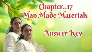 STD 8th...Chapter 17 Man made Materials Answer key || Chowdhery Classes