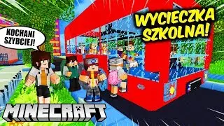 😱🚍PIERWSZY DZIEŃ WYCIECZKI?! MINECRAFT EKSTRA SZKOŁA!