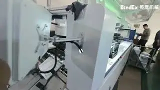 On-site production footage: the ECOBINDER  perfect binder operates steadily and efficiently.