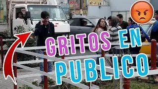 GRITOS EN P&Uacute;BLICO // broma #3 // alcuadrado
