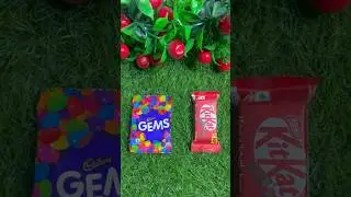 Nestl&eacute; KitKat vs Cadbury Gems 🍫 ASMR Chocolate Unboxing | Crunchy & Satisfying Sounds 😍