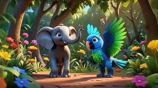 Elephant&rsquo;s Rainbow Dream | Magical Elephant Song for Kids | Colorful Adventure Rhyme