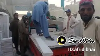 Local Loading in Karachi City from || Technical Marble industry and Showroom||