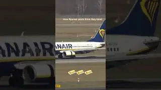 Ryanair pilots just doing their job&hellip; #aviation #ryanairlanding #ryanair