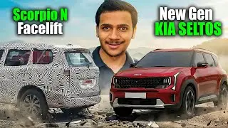 New Scorpio N Facelift | Next-Gen Kia Seltos | Harrier EV X Red Bull Stunt !