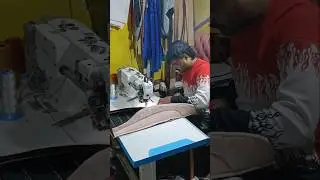 Car seat cover joint stitching tutorial #fastsewing #shorts