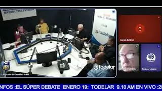EL SÚPER DEBATE  ENERO 19:  TODELAR  9.10 AM EN VIVO :25 AÑOS DE TRIUNFOS :