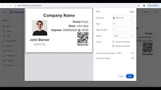 How to Print Visitor Pass in DoorDesk Web App | DoorDesk #visitormanagementsystem #gatepass