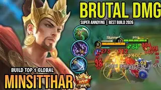 MINSITTHAR BEST BUILD 2026 | BUILD TOP 1 GLOBAL MINSITTHAR GAMEPLAY | MOBILE LEGENDS✓