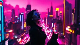 Spacewave | Night Drive Music, Cosmic Focus | Neon Echoes of the Void | Synthwave God