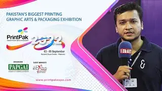 Mr. Shahrayar Hashmi (Sales Officer - Imprint Packaging Solutions) Participates in PrintPak 2022.