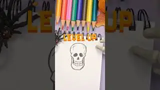 Level Up Your SKULL DRAWINGS #art #drawingtutorial #howtodraw #drawing #tutorial #pencildrawing