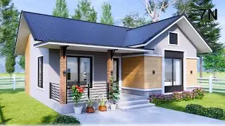 9 x 9 Meter House Design | Beautiful House Plan with 2Bedroom