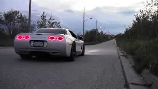 C5 Z06 2 step launch, backfire