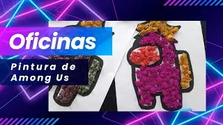 Como Pintar Personagens do Jogo AMONG US (usando papel crepom)