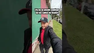 &iexcl;YA NO SE PUEDE CAMINAR EN LAS CALLES DE GUATE! 😤