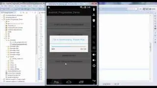 Android ProgressBar Demo