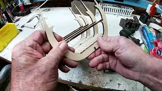 Wooden Model Ship San Francisco build #3