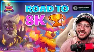 PUSH FOR 8,000 WINNERS AT THE END OF THE SEASON - DID WE BEAT ANOTHER RUSH STREAMER? | RUSH ROYALE