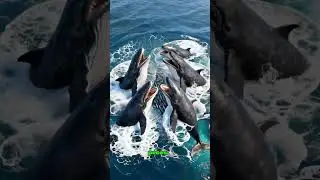 Did you know that humpback whales are famous for their songs? 🐋🌊 #shorts #aianimals #humpbackwhales
