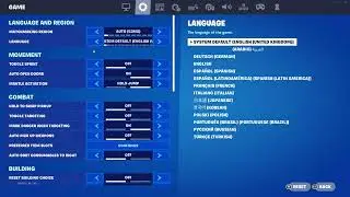 How to Find Mantle Activation Setting in Fortnite - Hold Jump or Forward to Grab