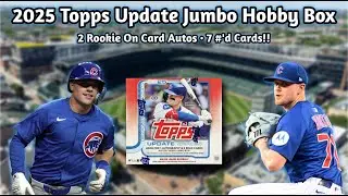 🔥2 ON-CARD AUTOS?!🔥 2025 Topps Update Jumbo Box &mdash;  Gold Rainbow Foil /50 &bull; Purple Mojo /75 & More!!