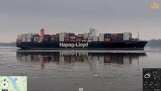 VALPARAISO EXPRESS auf der Elbe – Ankunft in Hamburg 27.01.2026 | Containerschiff Live