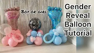 Gender reveal balloon tutorial | gender reveal pop balloon | boy or girl gender reveal#balloons