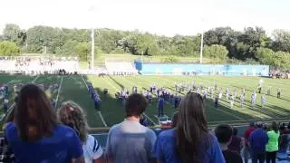 Coventry High School Marching Band 8-23-13 Pregame Performance