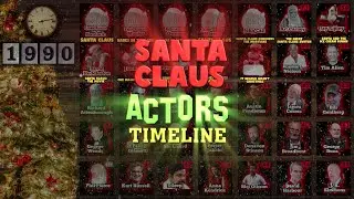 Santa Claus Actors Timeline