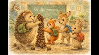 Sammy der Igel geht in den Kindergarten