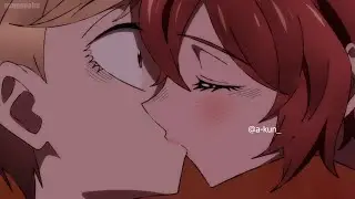 Niko x Sanda cute lovely romantic kiss😘 scene😍 || Anime Kiss Scene @a-kun_