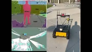 Dynamic Obstacle Avoidance Using Vision + Nav2 #robotics #code #vision #AI #robot #Navigation