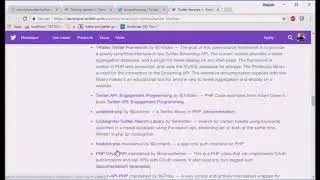 Twitter api in php part1: Creating app on twitter