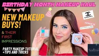 I Tried All My NEW Makeup Purchases 💕 Birthday Month GRWM + Full Glam Tutorial
