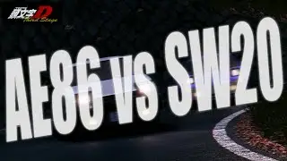 AE86 vs SW20 in Irohazaka INITIALD / 拓海vs小柏（いろは坂）頭文字D Third Stage【MAD/MIX】
