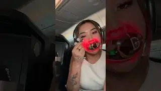 EMBARRASSING INFLIGHT SKINCARE 🫣✈️(flight attendant caught me)